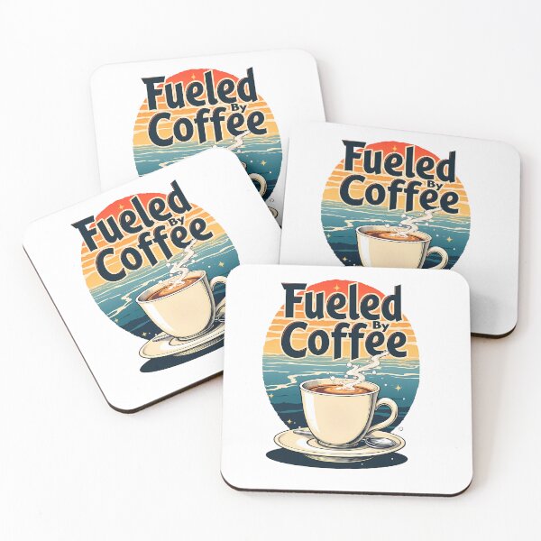 Item preview, "Fueled by Coffee” – Morning Fuel for Caffeine Junkies 5 designed and sold by RWZCraftedPixels.