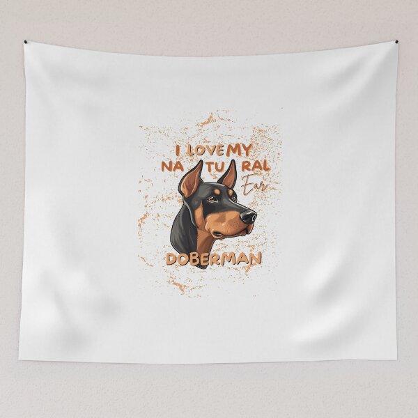Item preview, I LOVE MY NATURAL EAR DOBERMAN designed and sold by SheVibesUrban.