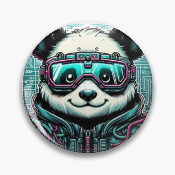 Item preview, Cyberpunk Panda – Cartoon Character Tee designed and sold by The Teeory.