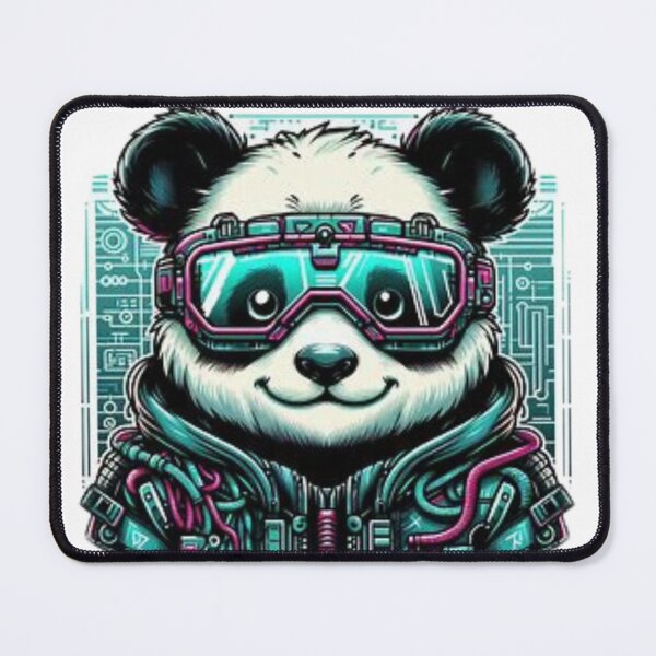 Item preview, Cyberpunk Panda – Cartoon Character Tee designed and sold by The Teeory.
