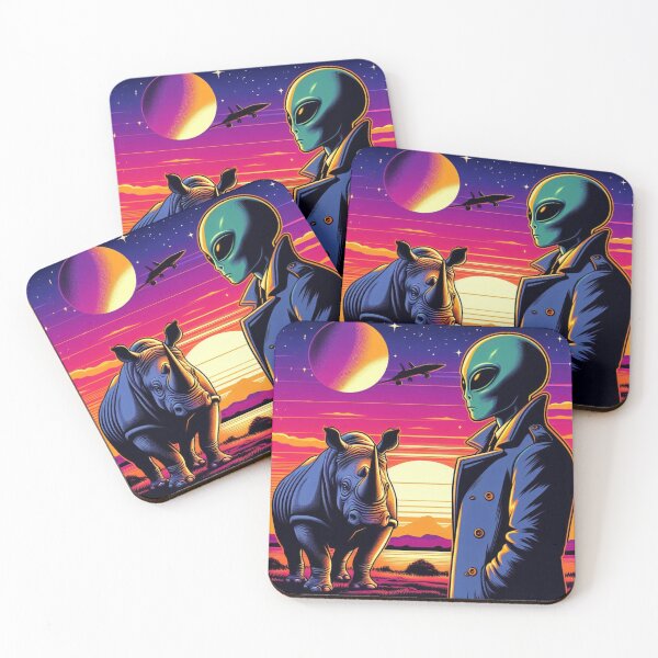 Item preview, Alien and rhinoceros designed and sold by Dogandesighn.