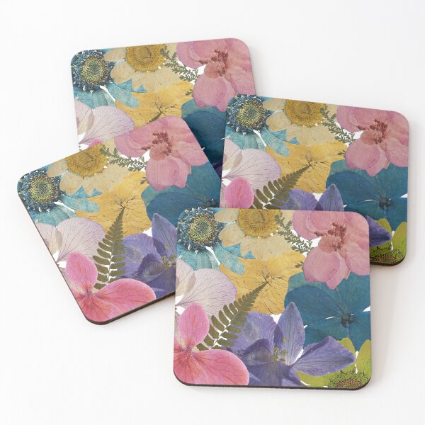 Item preview, Pressed Flower Collage – Botanical Rainbow Floral Design designed and sold by lunacustomsph.