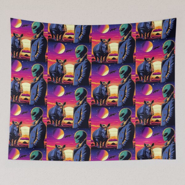 Item preview, Alien and rhinoceros designed and sold by Dogandesighn.