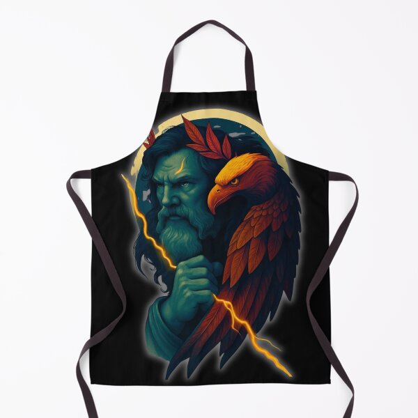 Item preview, Zeus and Thunder Eagle – Greek Mythology Sticker Art designed and sold by MomentumbyOla.