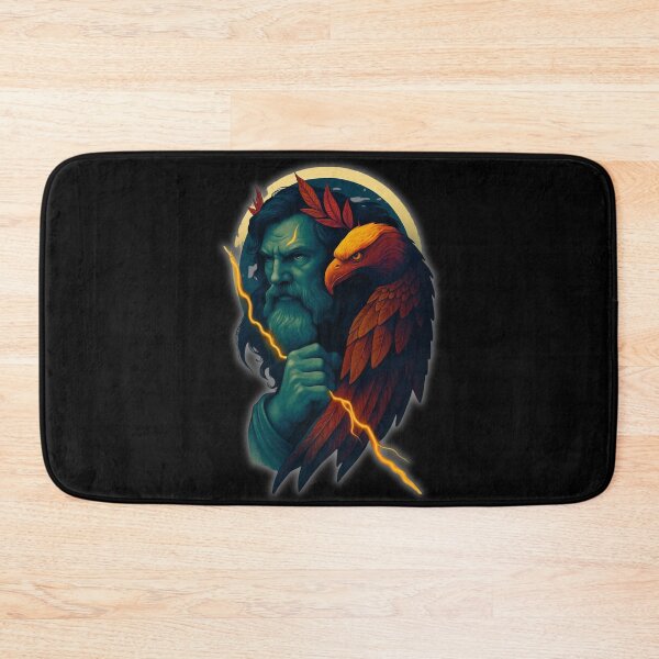 Item preview, Zeus and Thunder Eagle – Greek Mythology Sticker Art designed and sold by MomentumbyOla.