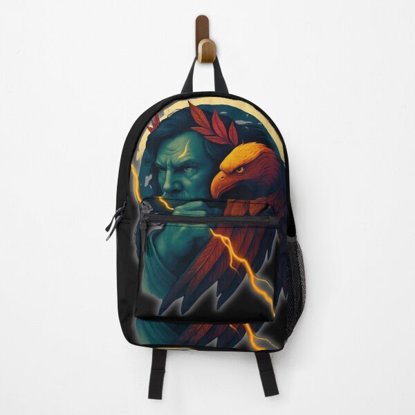 Item preview, Zeus and Thunder Eagle – Greek Mythology Sticker Art designed and sold by MomentumbyOla.