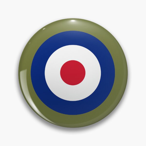 Item preview, Mod Target Roundel with Military Green Accent – Retro Pop Art Style designed and sold by hangmeart.