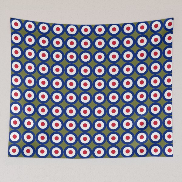 Item preview, Mod Target Roundel with Military Green Accent – Retro Pop Art Style designed and sold by hangmeart.