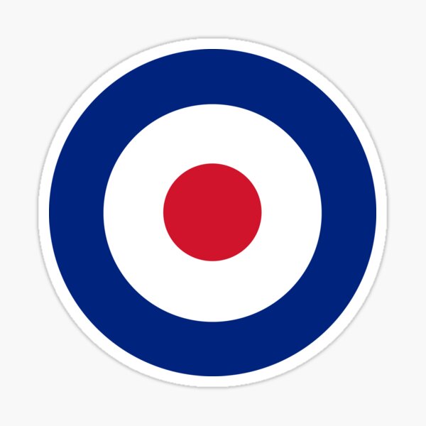 Artikel-Vorschau von Mod Target Roundel mit militärgrünem Akzent – Retro-Pop-Art-Stil, designt und verkauft von hangmeart.