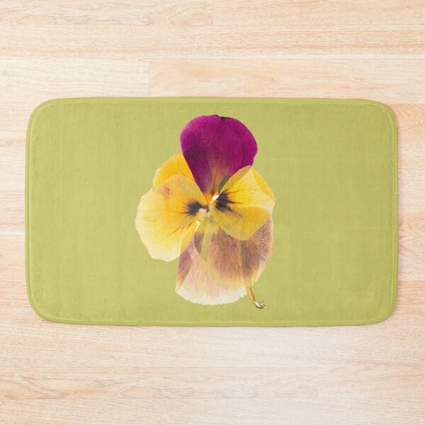 Item preview, Pressed Pansy Flower – Vintage Yellow & Purple Botanical Art Design designed and sold by lunacustomsph.