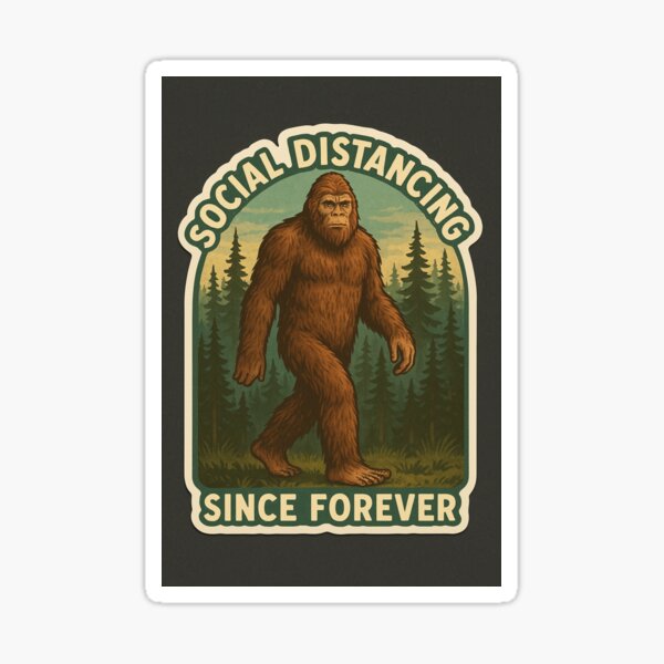 Item preview, Bigfoot-social distance king  designed and sold by Bigfoot Jake.