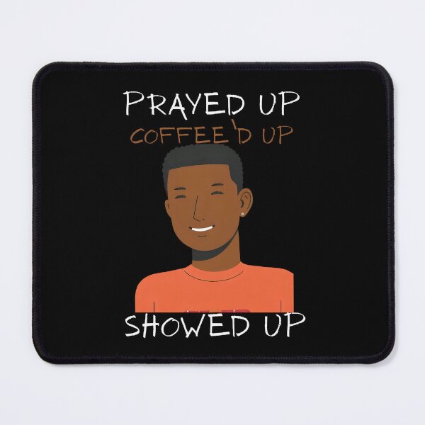 Item preview, "Prayed up, Coffee'd up and Showed up" Back to School Blessed T-shirt designed and sold by OrtegaGrace.