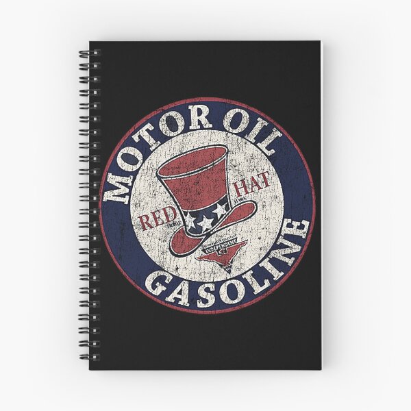 Item preview, Vintage Red Hat Motor Oil and Gasoline designed and sold by unfamouzzz.