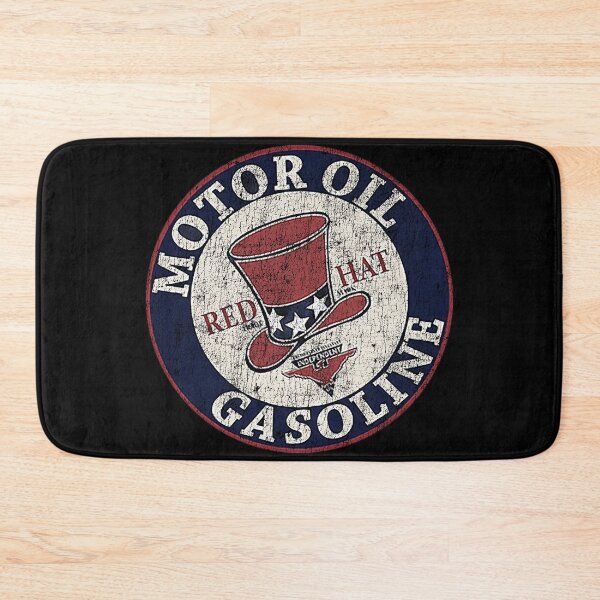 Item preview, Vintage Red Hat Motor Oil and Gasoline designed and sold by unfamouzzz.