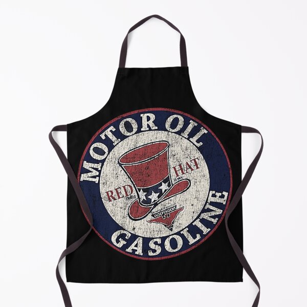 Item preview, Vintage Red Hat Motor Oil and Gasoline designed and sold by unfamouzzz.
