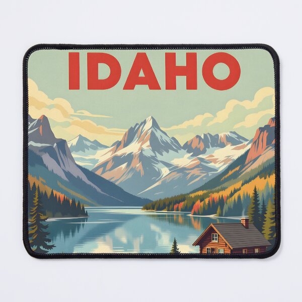 Item preview, Idaho: Vintage-Style Painterly Travel Poster designed and sold by LSVart.
