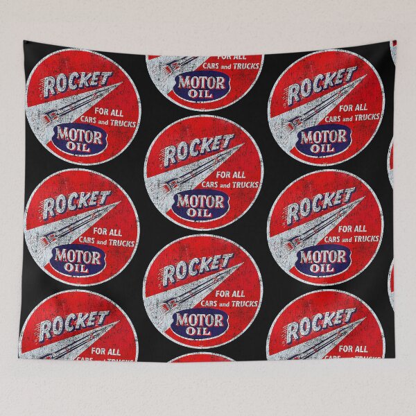 Item preview, Vintage Rocket Motor Oil For All Cars and Trucks designed and sold by unfamouzzz.