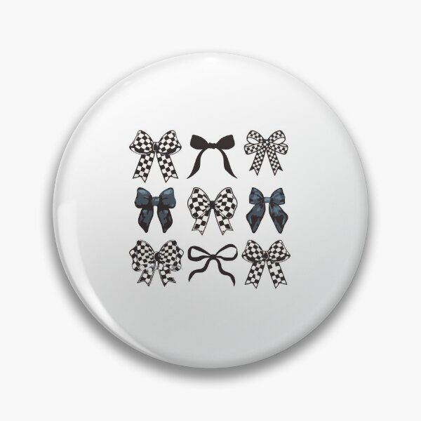 Item preview, Checkered Bow, Coquette Bows, Bows, Retro designed and sold by DesignDenDo ⭐⭐⭐⭐⭐.