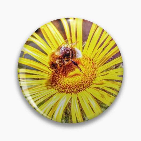 Item preview, Bee 3 pollenating another flower  designed and sold by ChimaGraphics.