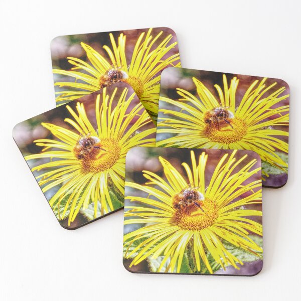 Item preview, Bee 3 pollenating another flower  designed and sold by ChimaGraphics.