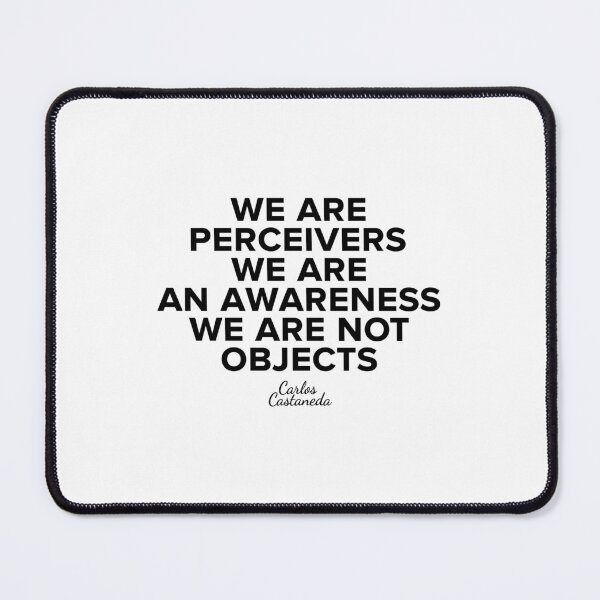 Item preview, Carlos Castaneda Perception Quote designed and sold by Boogosh.