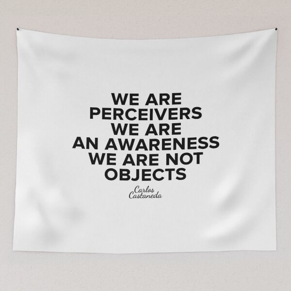 Item preview, Carlos Castaneda Perception Quote designed and sold by Boogosh.