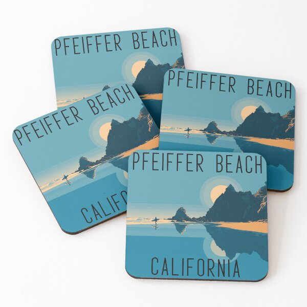 Item preview, Pfeiffer Beach – California (with Black Lettering) designed and sold by VelvetRoom.