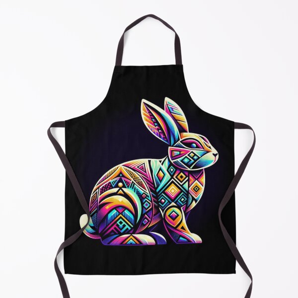 Item preview, Geometric decorative colorful bunny designed and sold by Dogandesighn.