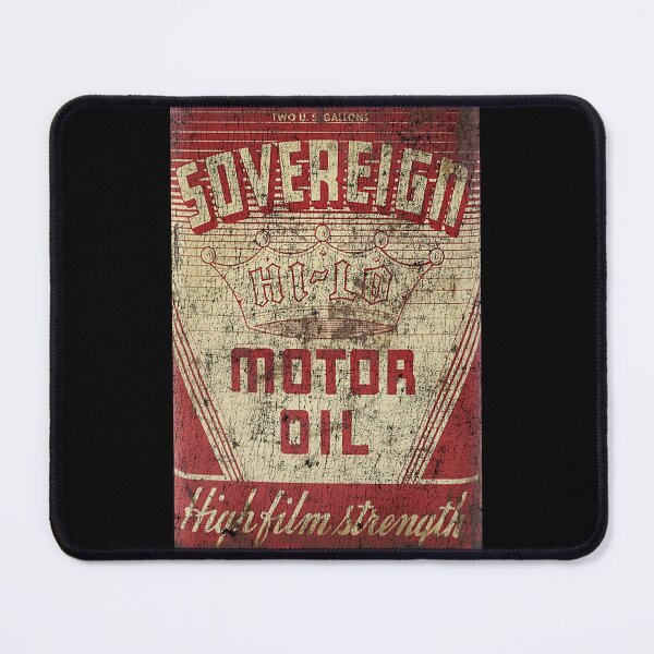 Item preview, Vintage Sovereign Motor Oil Crack Plastisol designed and sold by unfamouzzz.