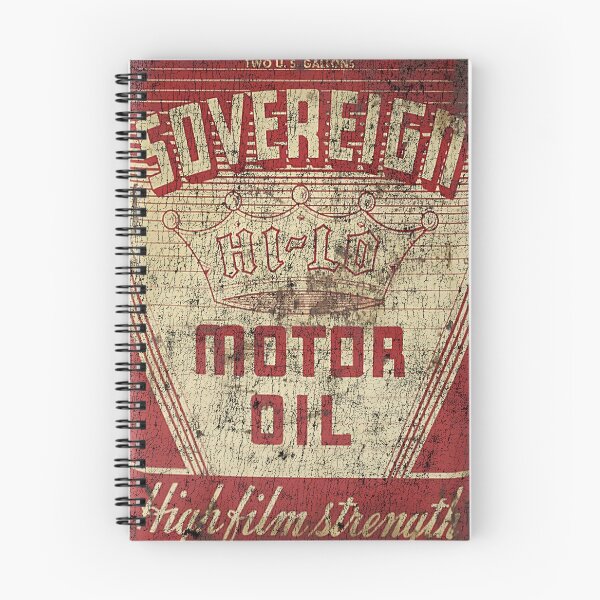 Item preview, Vintage Sovereign Motor Oil Crack Plastisol designed and sold by unfamouzzz.