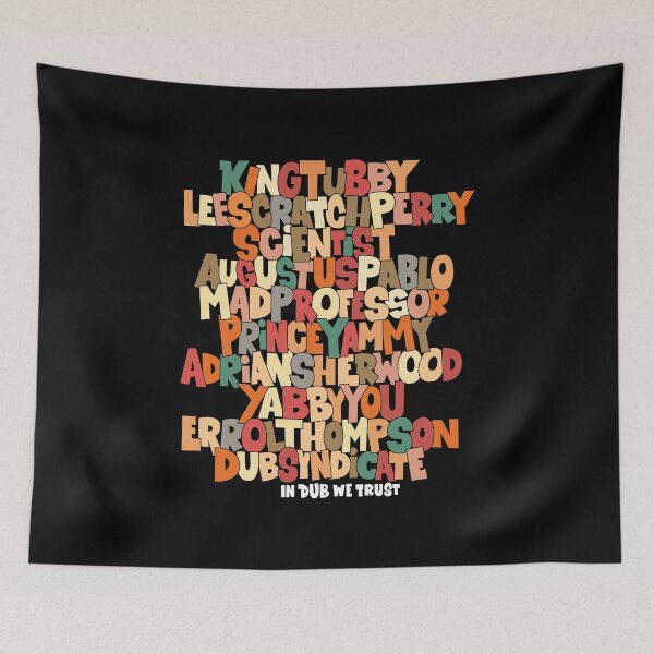 Item preview, Dub Legends Typography Tribute designed and sold by Boogosh.