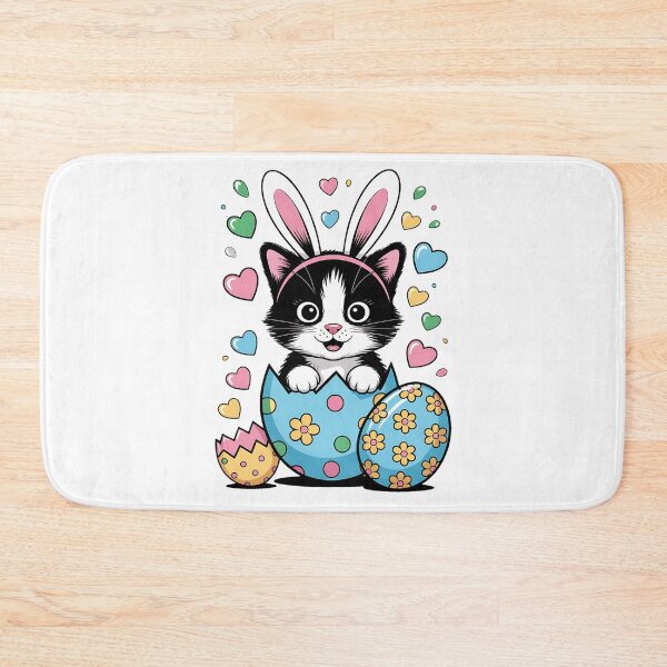 Item preview, Easter Day Funny Easter Cat Bunny Ears designed and sold by BakeryDozen.