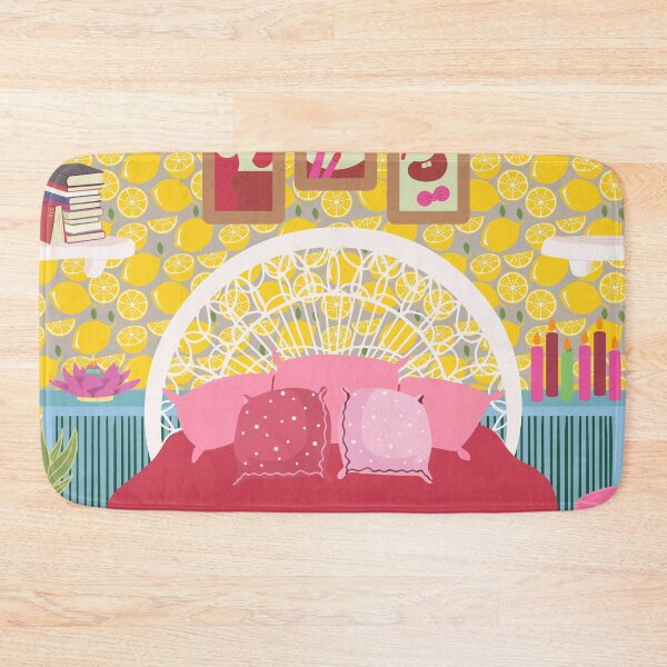 Item preview, Colourful boho bed room, interior, furniture, preppy aesthetic, new home styling  designed and sold by Sugar Wisdom .
