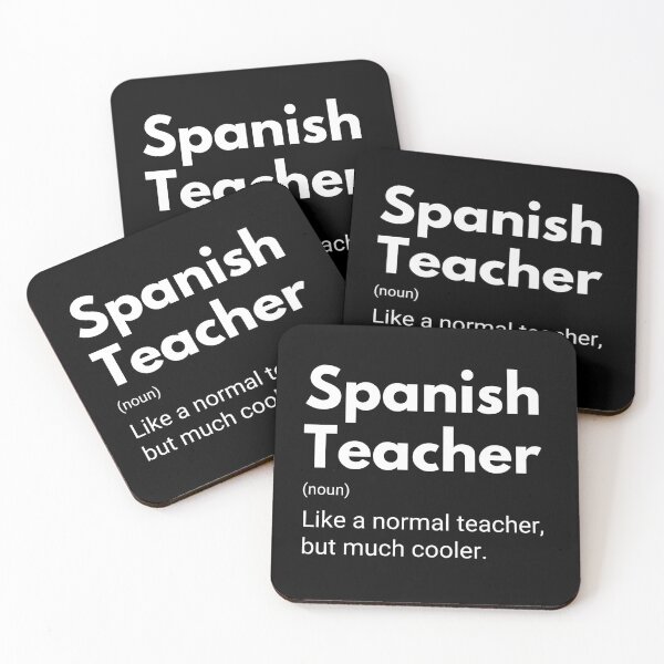 Item preview, Spanish Teacher Like A Normal Teacher But Much Cooler Funny Teachers designed and sold by CuteLovelyDesigns.