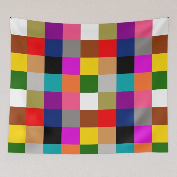 Item preview, 16 Colorful Square Checkered Pattern Design  designed and sold by PatternTitan.