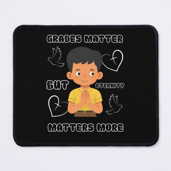 Item preview, "Grades Matter but Eternity Matters more" Back to School Blessed T-shirt designed and sold by OrtegaGrace.