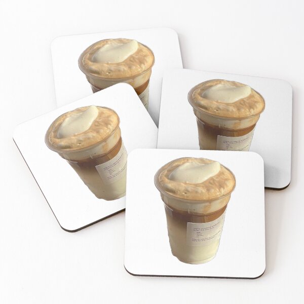 Item preview, ice coffee cutesy sticker designed and sold by inainart.
