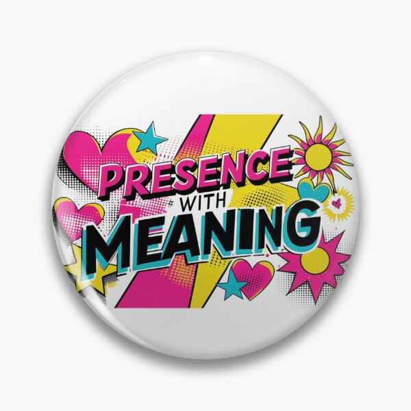 Item preview, Presence with Meaning – Neon Pop Comic Edition designed and sold by MantraVisual.