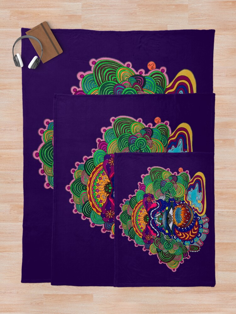 Thumbnail 5 of 6, Throw Blanket, MUSE designed and sold by mssoulspace.