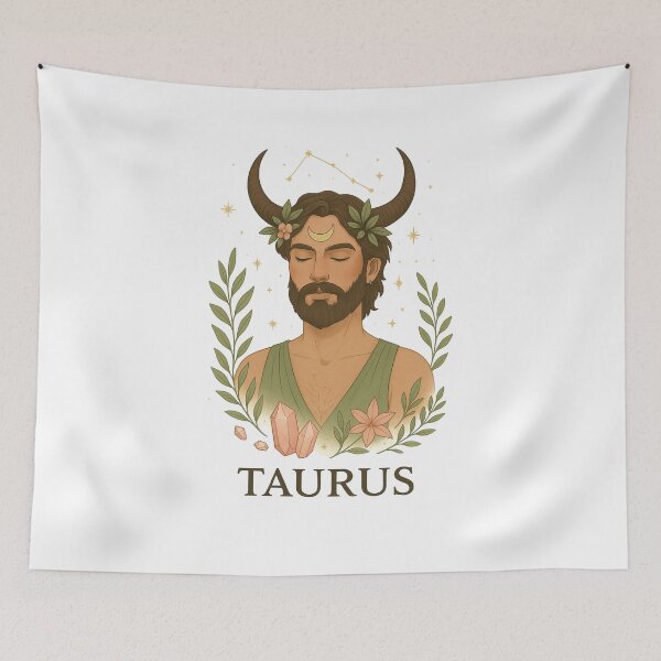 Item preview, Taurus Horoscope Design – April & May Birthday Gift designed and sold by VeroChaos.