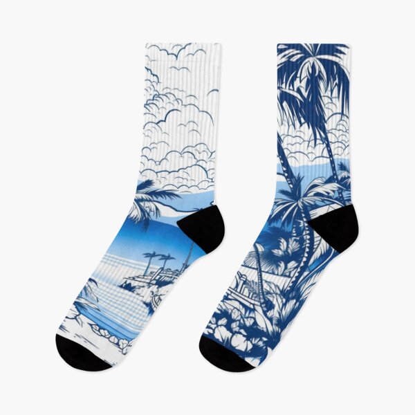 Item preview, Tropical Blue Paradise with Oceanfront Villa designed and sold by PaintbrushPlace.