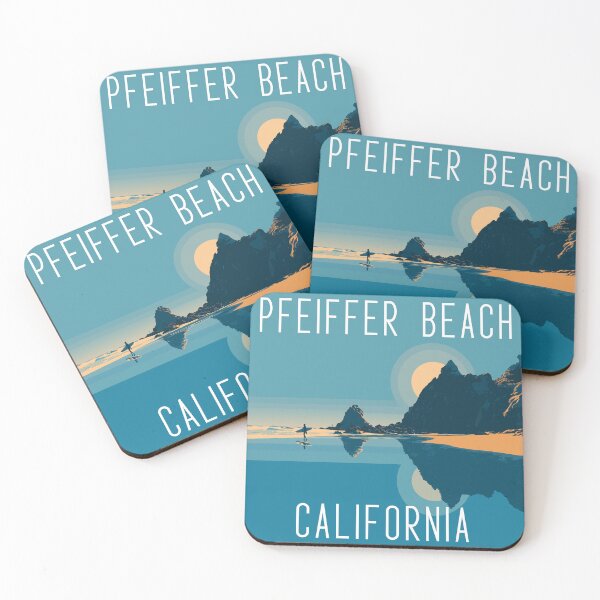 Item preview, Pfeiffer Beach – California (with White Lettering) designed and sold by VelvetRoom.