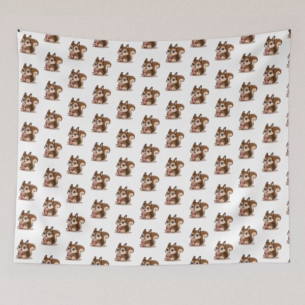 Item preview, squirrel eating popcorn designed and sold by Eternalski.