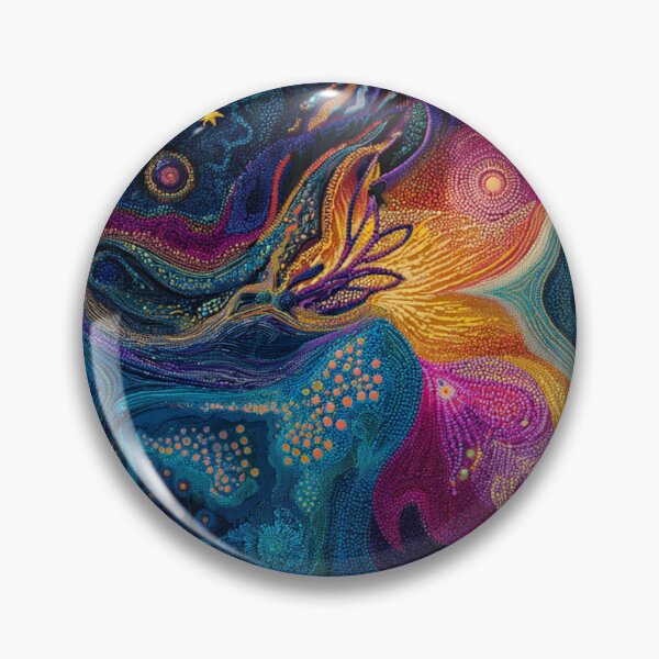 Item preview, Aboriginal Inspired Dot Art - In The Land of Dreams designed and sold by GrinGalore.