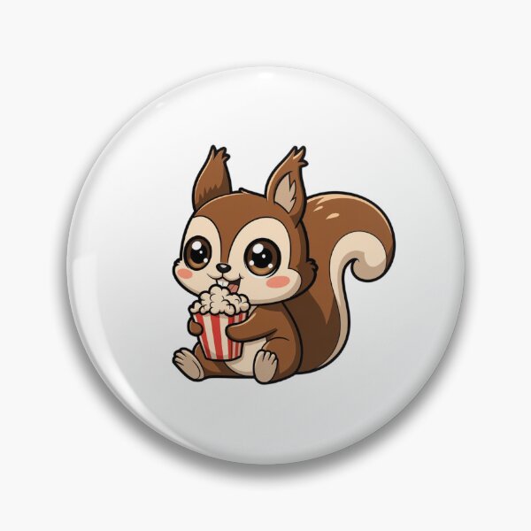 Item preview, squirrel eating popcorn designed and sold by Eternalski.