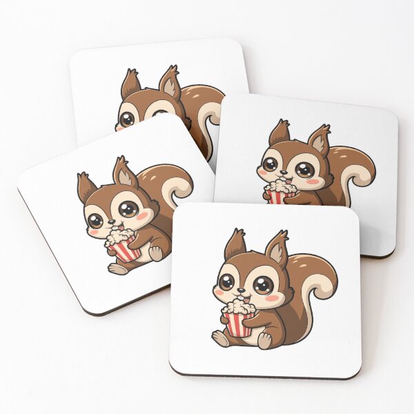 Item preview, squirrel eating popcorn designed and sold by Eternalski.