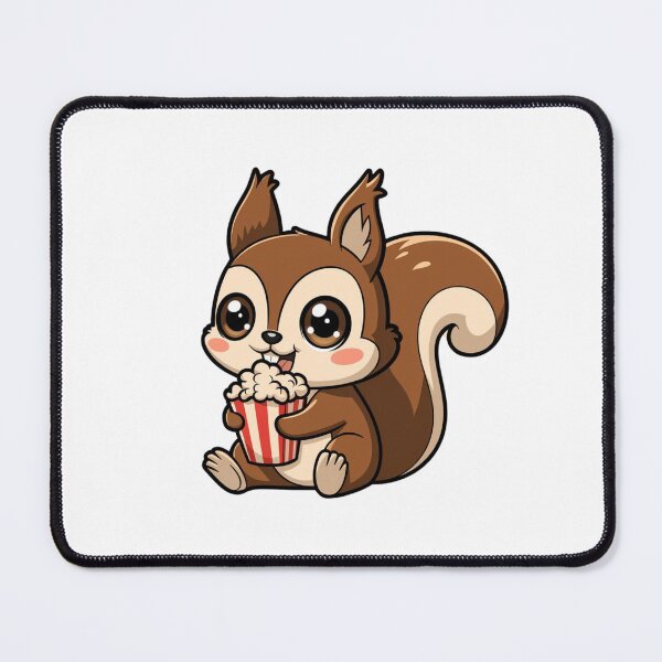 Item preview, squirrel eating popcorn designed and sold by Eternalski.