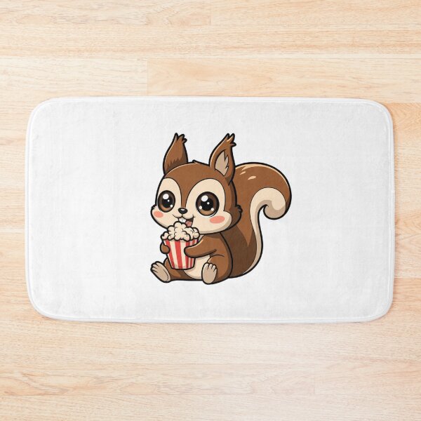 Item preview, squirrel eating popcorn designed and sold by Eternalski.