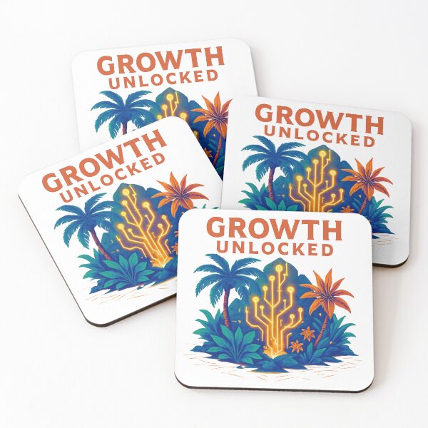 Item preview, Growth Unlocked: Oasis of Innovation Afrofuturistic Art designed and sold by Afro Renaissance Kulture.