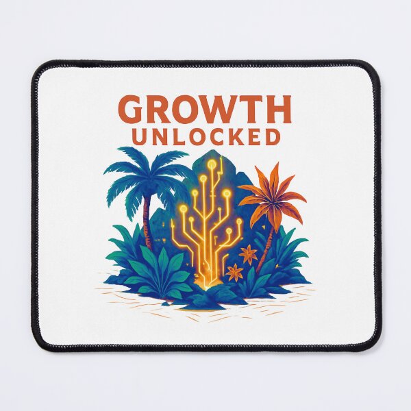 Item preview, Growth Unlocked: Oasis of Innovation Afrofuturistic Art designed and sold by Afro Renaissance Kulture.